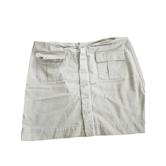 GAP Mini Skirt Beige - Size 10 - Picture 1 of 5